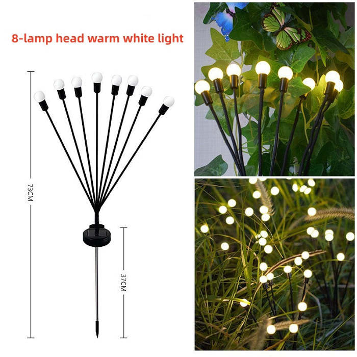 Solar Powered Firefly Garden Light