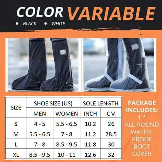 All-Round Long Waterproof Boot Cover