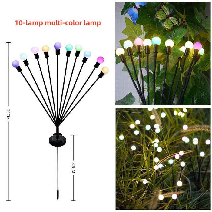 Solar Powered Firefly Garden Light