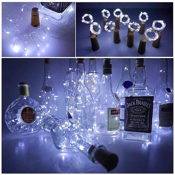 Enchanted Starlight Wine Bottle String Lights