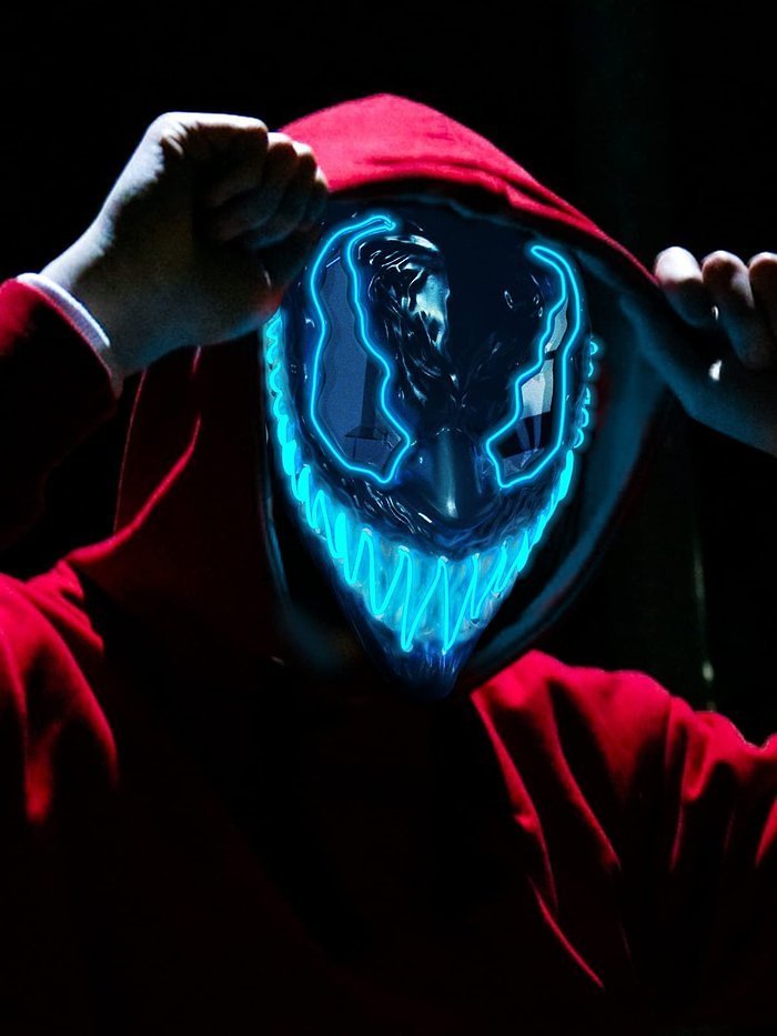 Original Costume Led Light Up MASK
