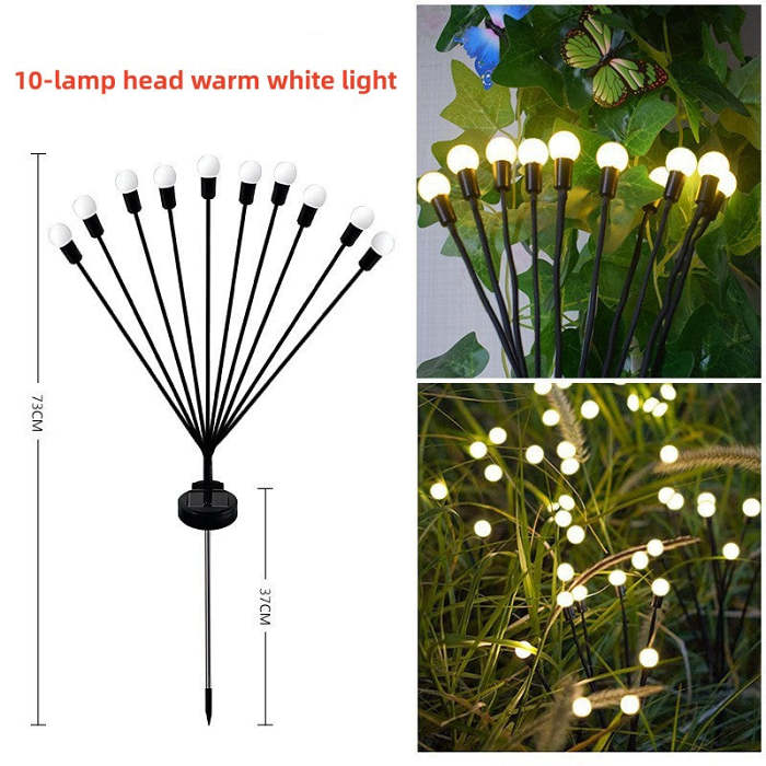 Solar Powered Firefly Garden Light