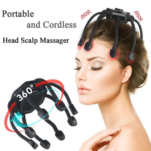 Shop Now - 52% Off! 🔥 Electric Octopus Head Massager