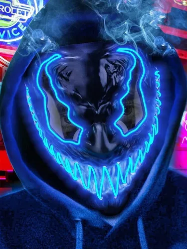 Original Costume Led Light Up MASK