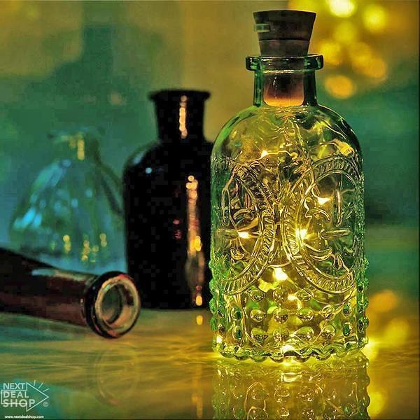 Enchanted Starlight Wine Bottle String Lights