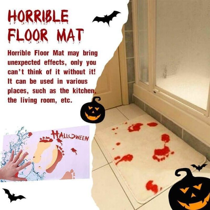 🔥Halloween Hot Sale🔥Halloween Flash Sale-Horrible Bath Mat