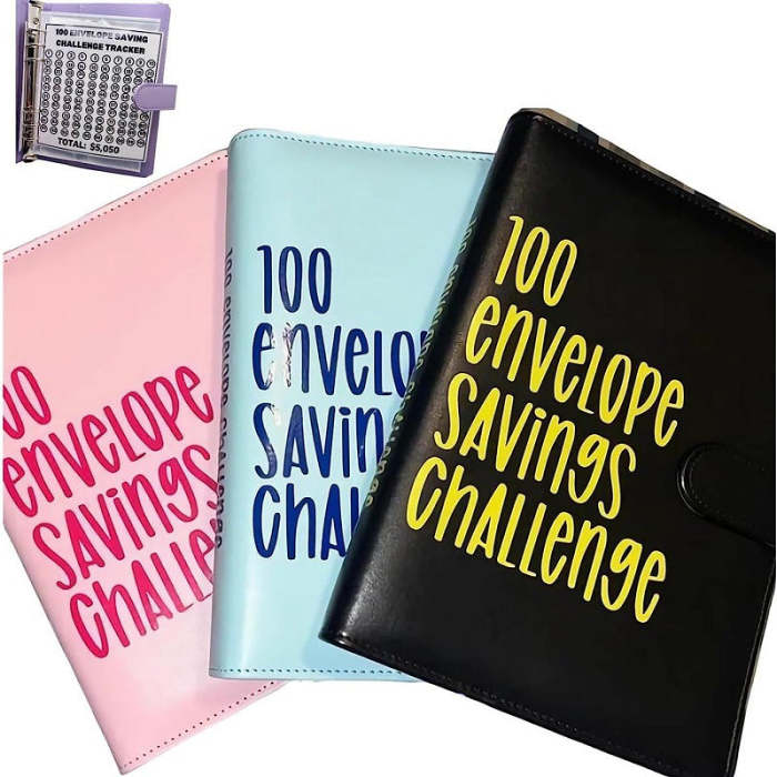 100 Envelope Savings Challenge Binder