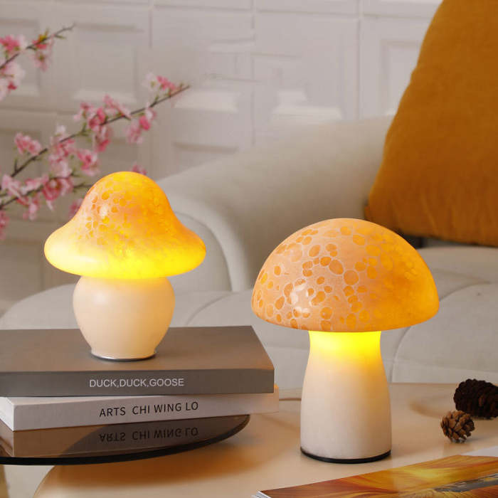 Spotted Mushroom Lamp