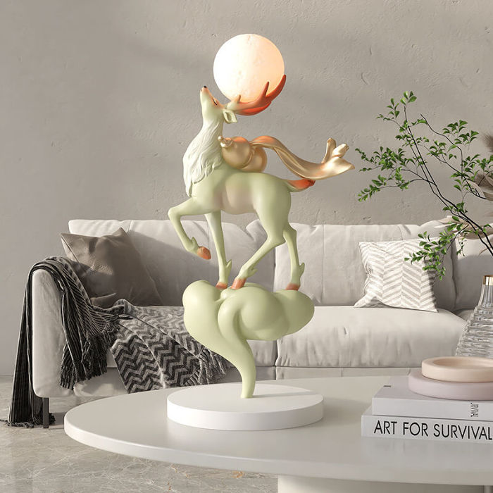 Longevity Deer LED Ornament