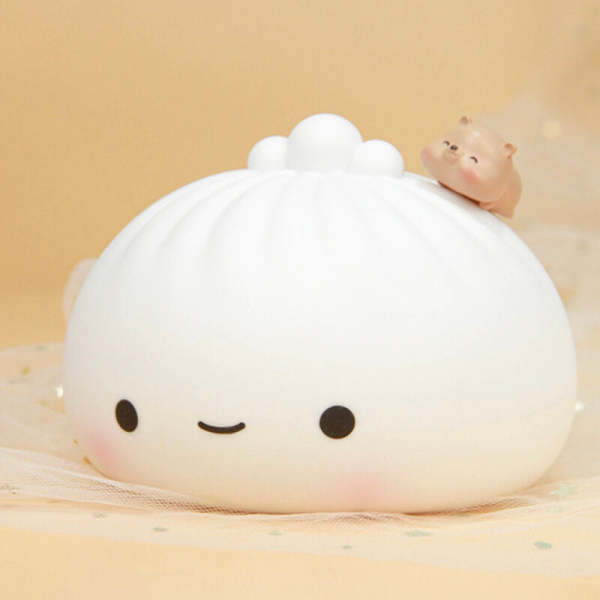 Steamed Bun Silicone Night Lamp