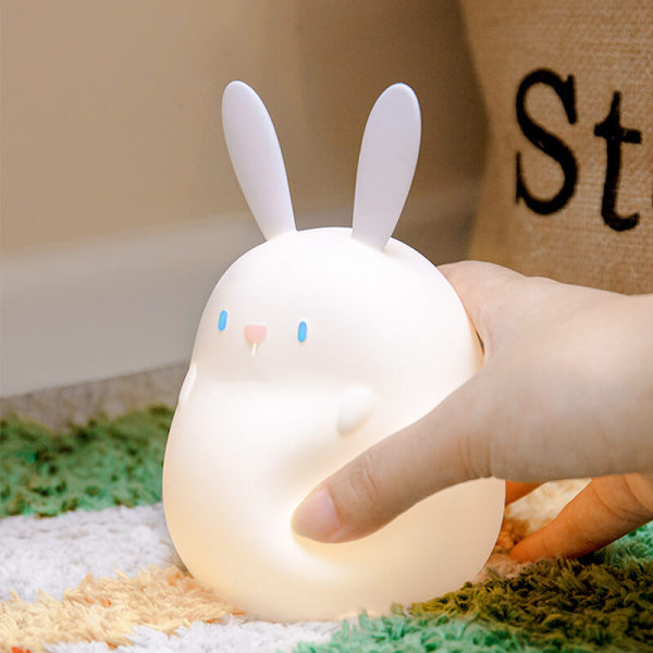Cartoon Rabbit Silicone Night Light