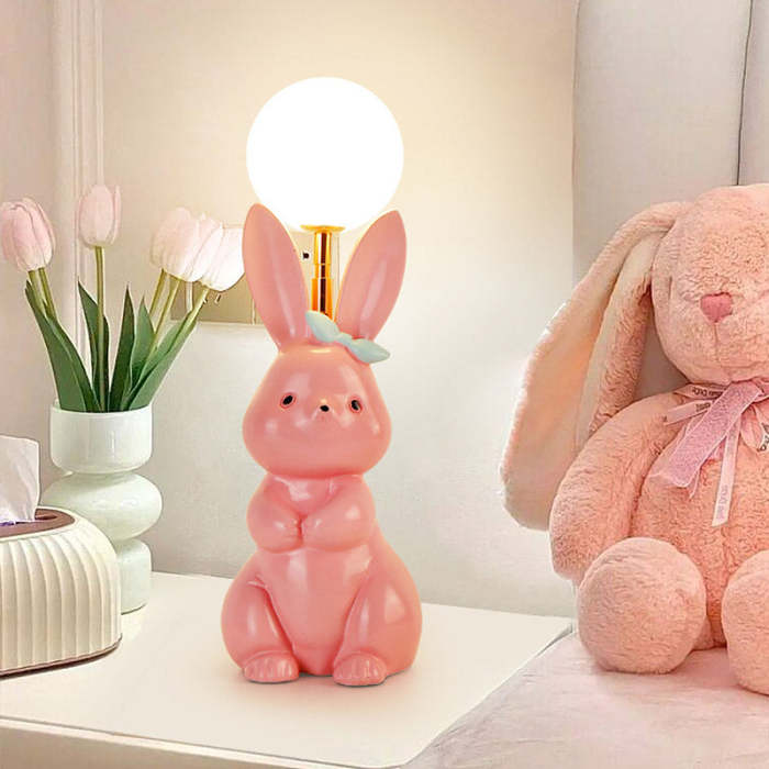 Rabbit Feather Table Lamp