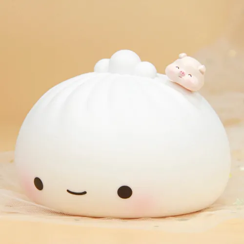 Steamed Bun Silicone Night Lamp