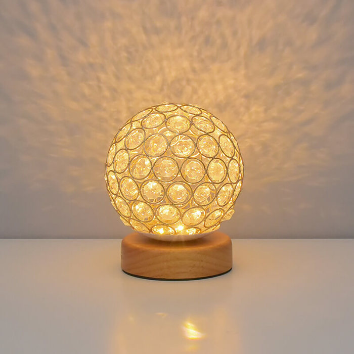 Hollow Crystal Desk Lamp