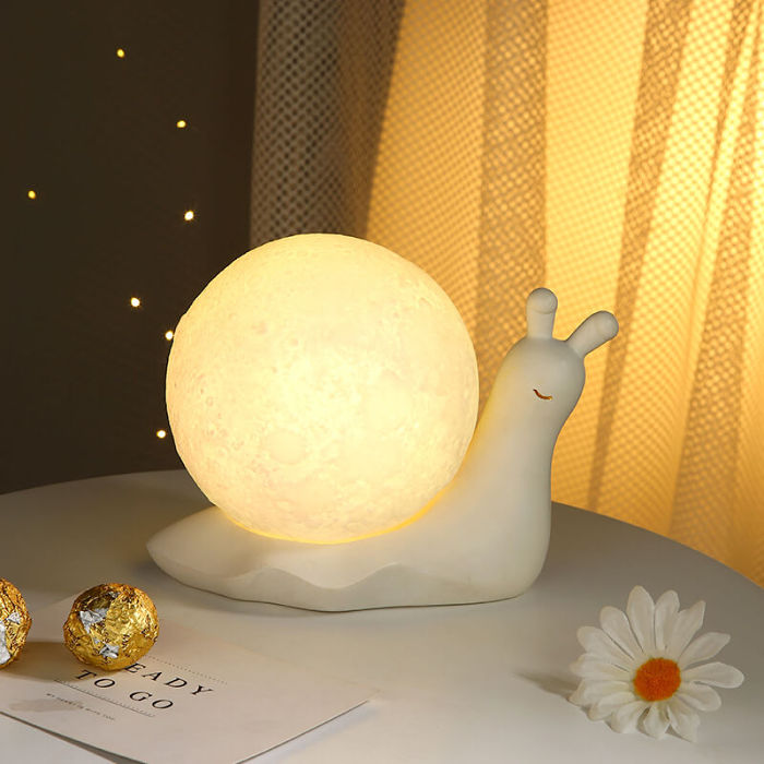 Small Snail Moon Lamp Ornament