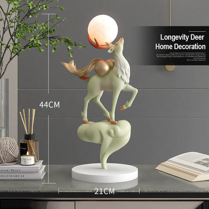Longevity Deer LED Ornament