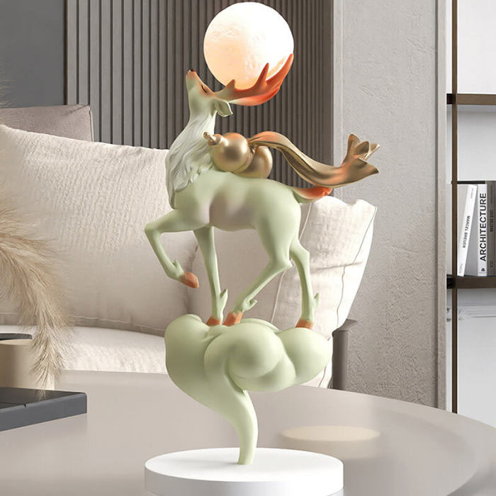 Longevity Deer LED Ornament