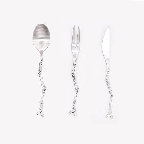 Twig Stainless Steel Dessert Spoon