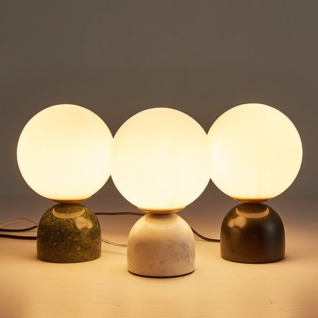 Marble Ball Table Lamp