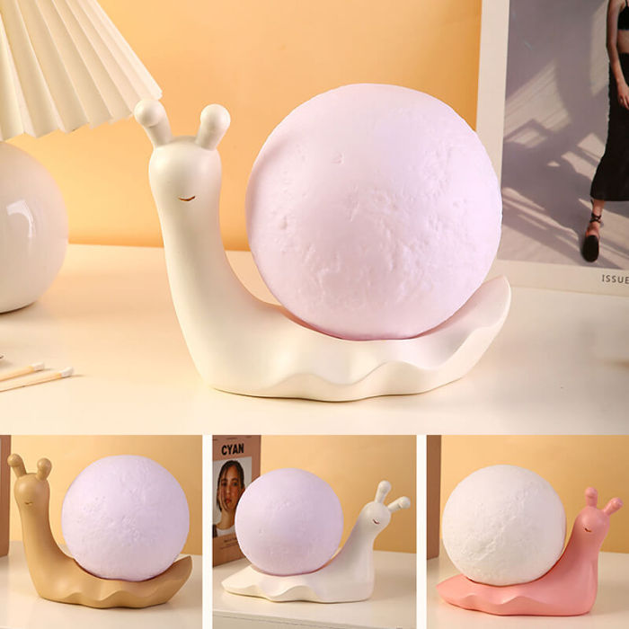 Small Snail Moon Lamp Ornament