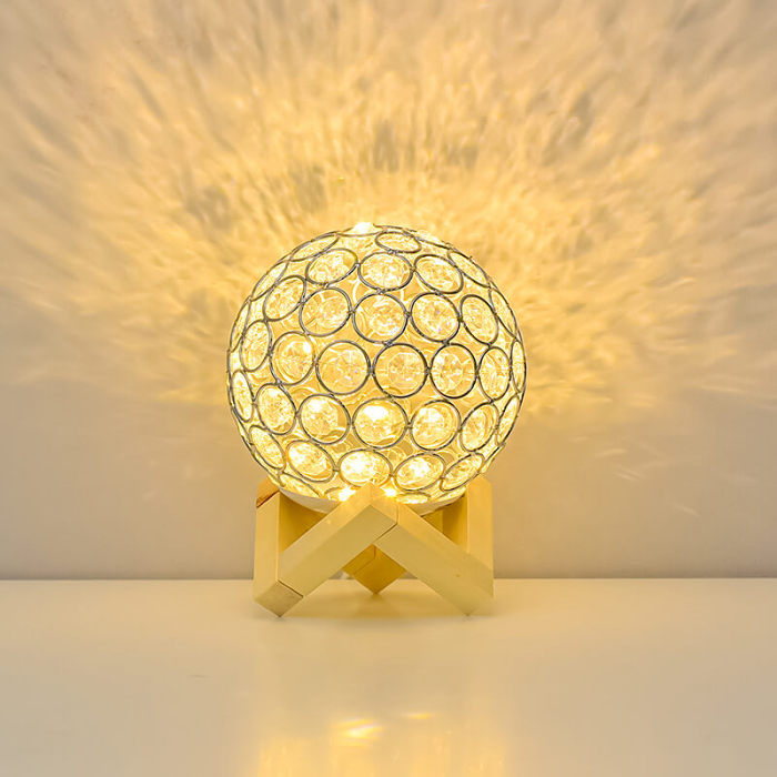 Hollow Crystal Desk Lamp