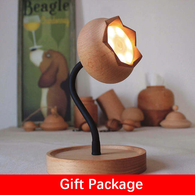 Handmade Bellflower Beech Night Light