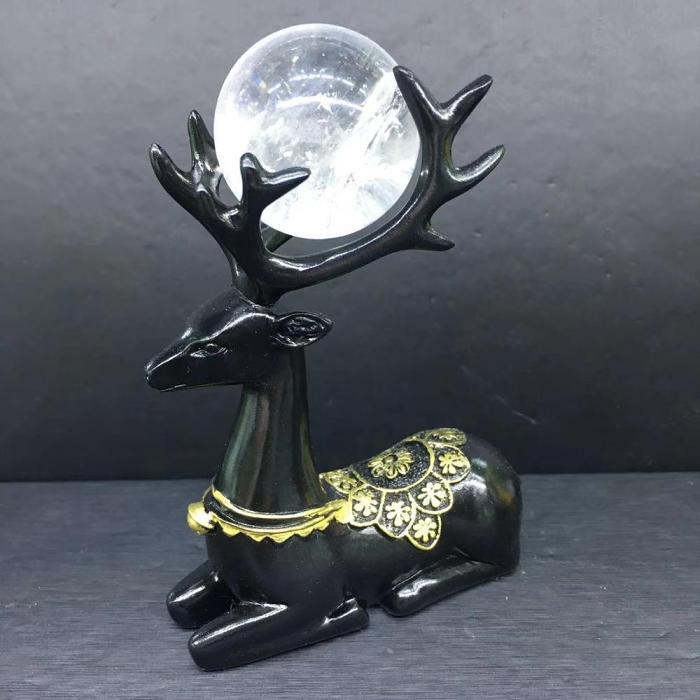 Deer Natural Crystal Figurines by Veasoon