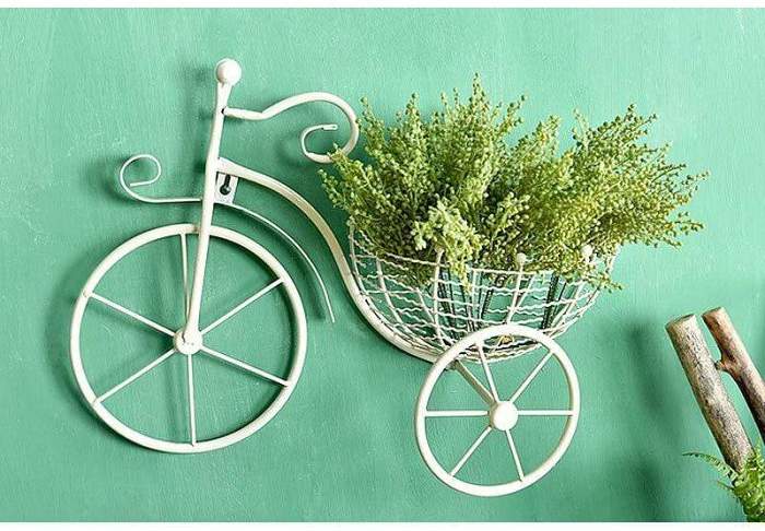 Bicycle Hanging Flower Basket by Veasoon