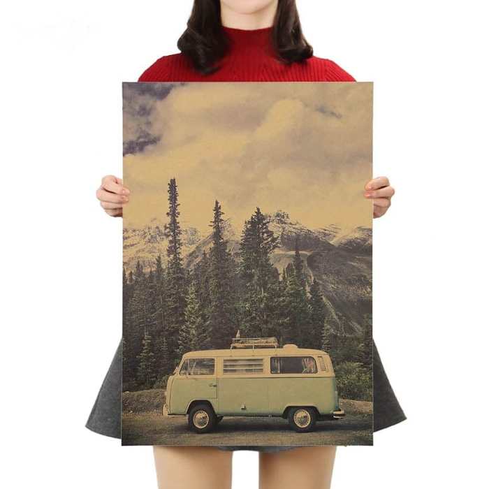 Van Life Wall Poster by Veasoon