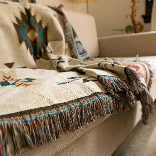 American Native Throw Sofa Blanket by Veasoon