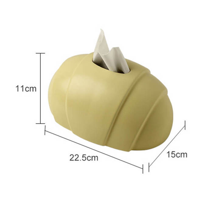 Croissant Shaped Ceramic Tissue Storage Box
