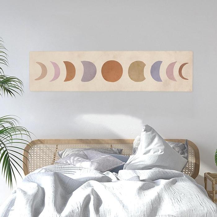 Abstract Moon Phase Wall Art by Veasoon
