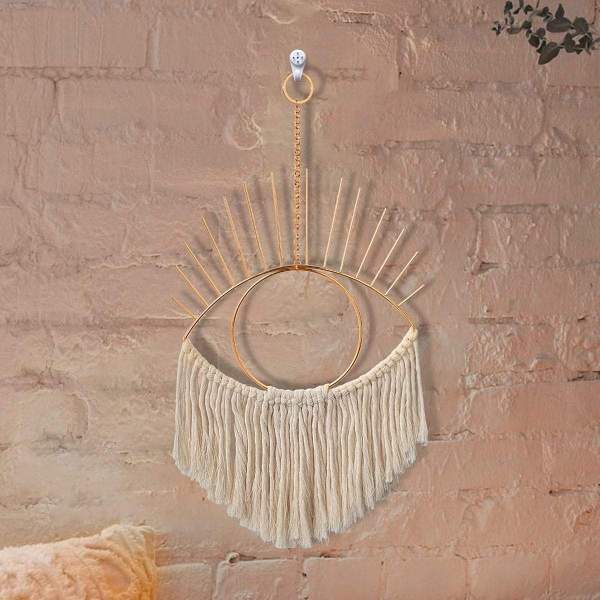 Macrame Evil Eye Wall Hanging by Veasoon