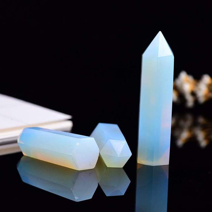 Opalite Crystal Point Tower by Veasoon