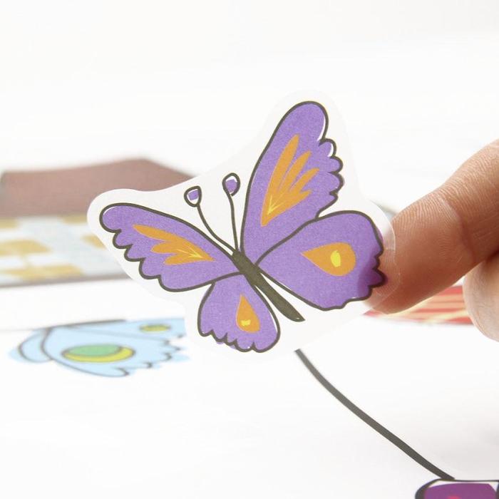 Flowers and Butterflies Wall Sticker by Veasoon