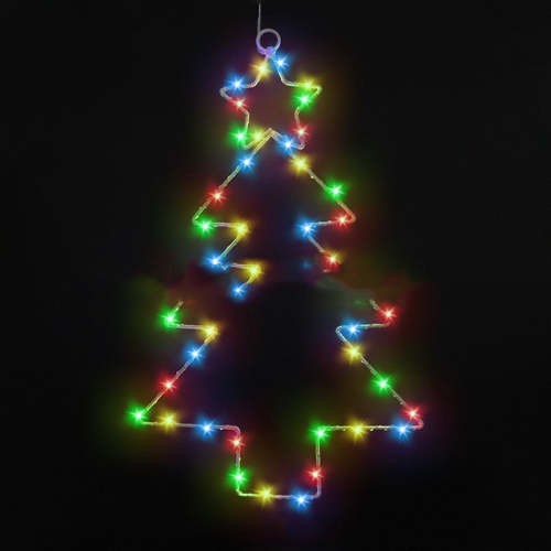 Wrought Iron Christmas Tree Lantern LED Garland by Veasoon