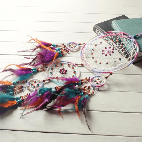 Five Rings Galaxy Dream Catcher by Veasoon