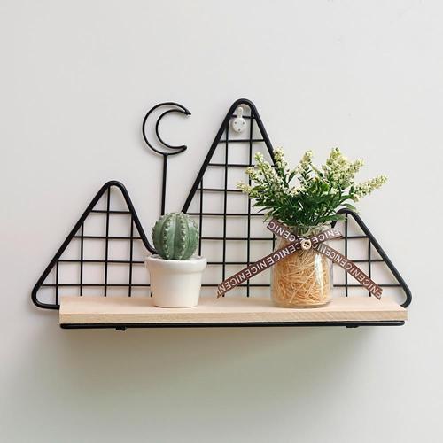 Mountain & Moon Metallic Shelf by Veasoon