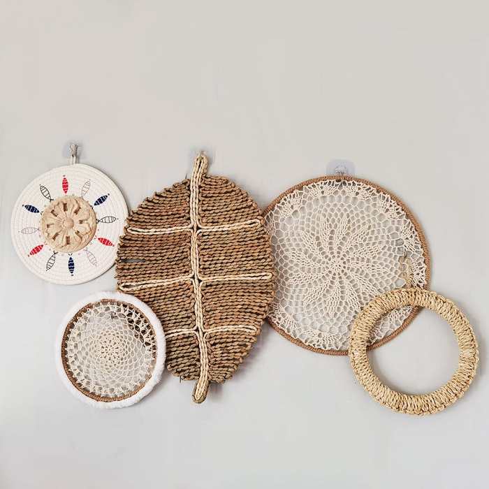 Autumn Rattan Wall Art Set by Veasoon