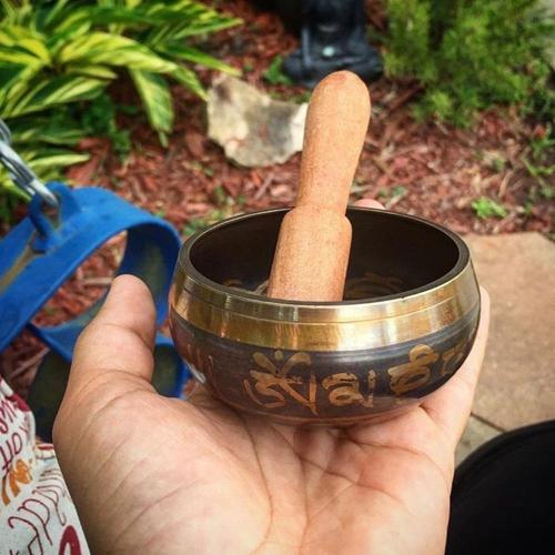 Chakra Meditation Tibetan Singing Bowl by Veasoon