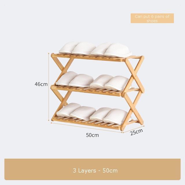 Bamboo Household Foldable Rack by Veasoon