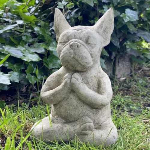 Yoga Dog Figurine by Veasoon