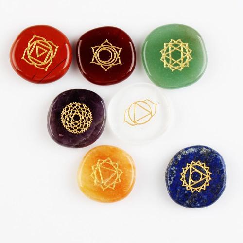 Chakra Healing Stones 7pcs by Veasoon