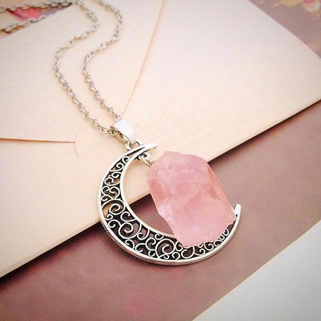 Moon & Crystal Necklace