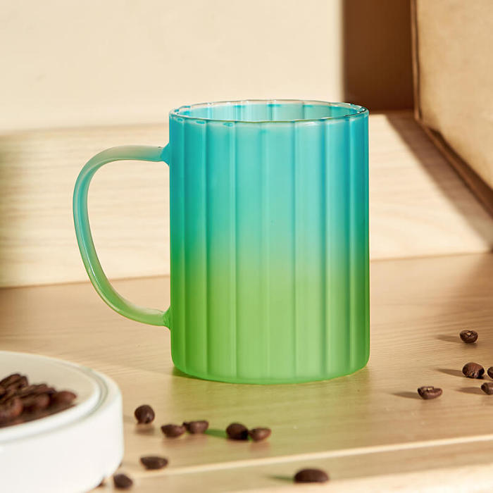 Rainbow Glass Cup