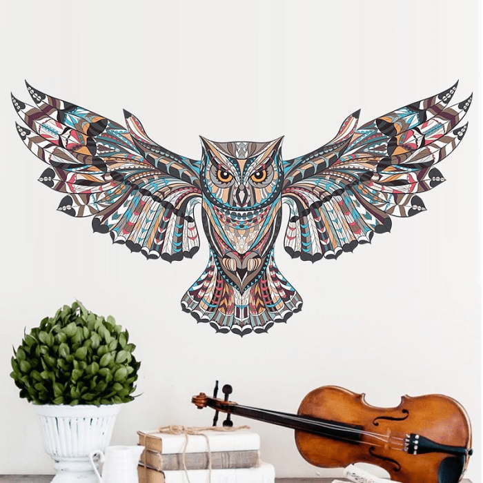 Flying Owl Wall Sticker by Veasoon