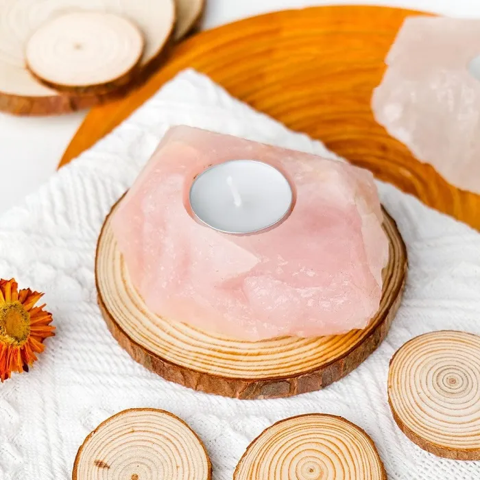 Natural Stone Candle Holder by Veasoon