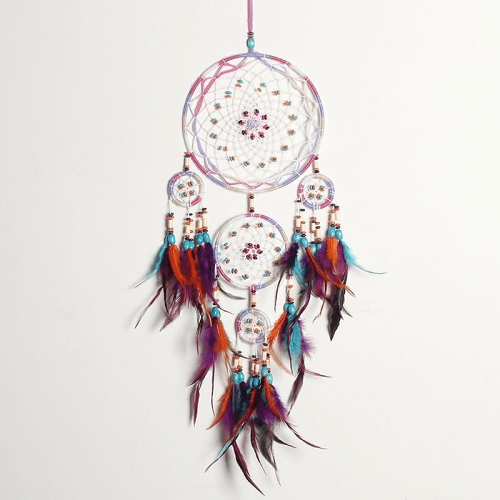 Five Rings Galaxy Dream Catcher by Veasoon