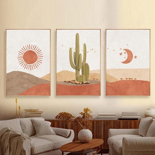 Desert Scene Wall Decor by Veasoon