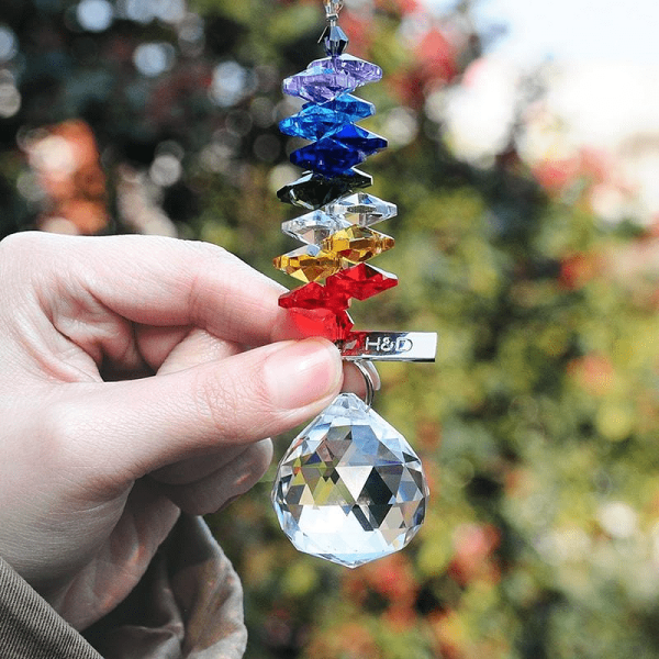 Chakra Prism Sun Catcher by Veasoon